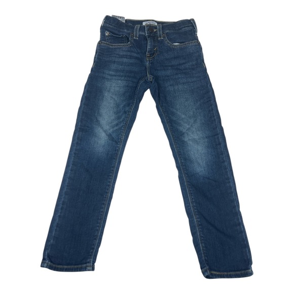 Levi's Denizen Boys Size 8 Regular Skinny Jeans Blue Stretch Denim Kids - Picture 1 of 6